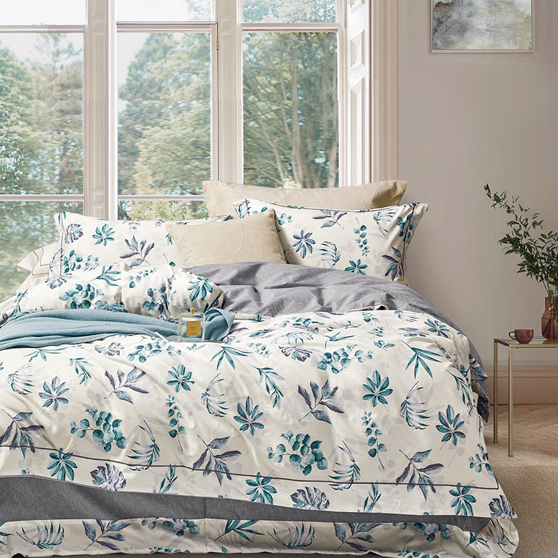 Juego de edredón de algodón puro