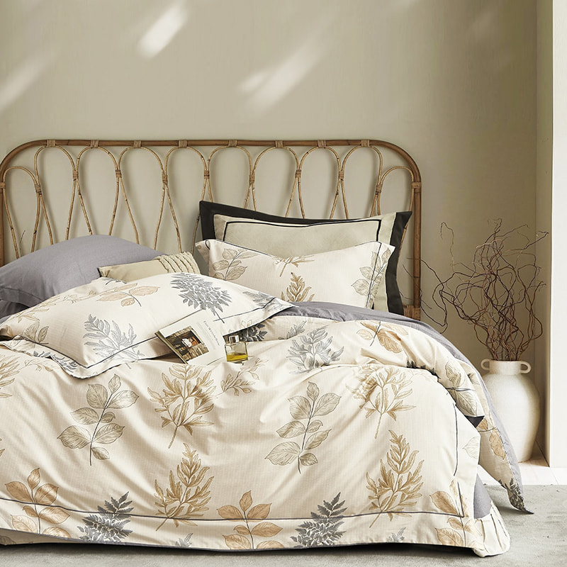 Juego de edredón de algodón puro