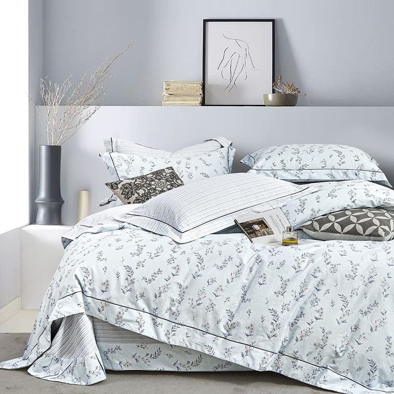 Juego de edredón de algodón puro