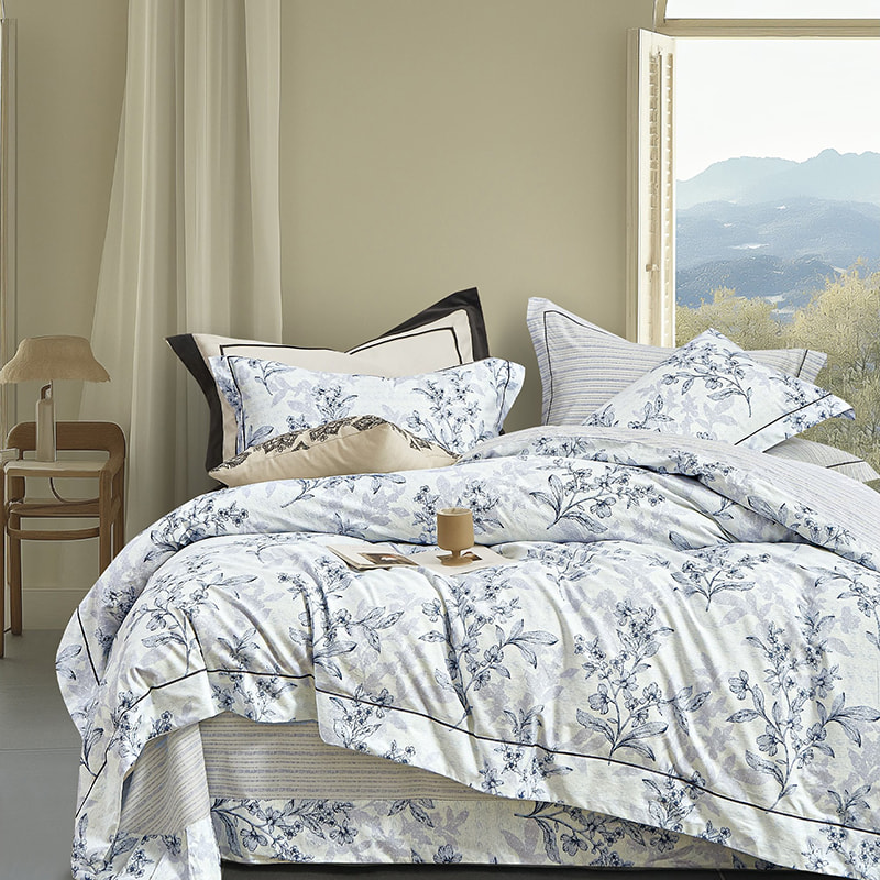 Juego de edredón de algodón puro