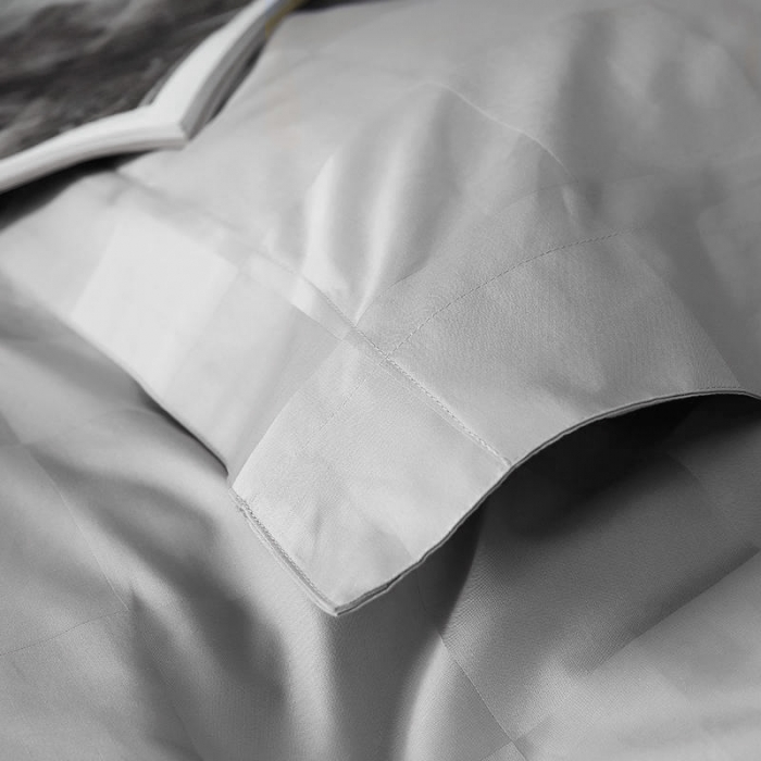 Suave algodón puro sateen hotel sábanas elegancia