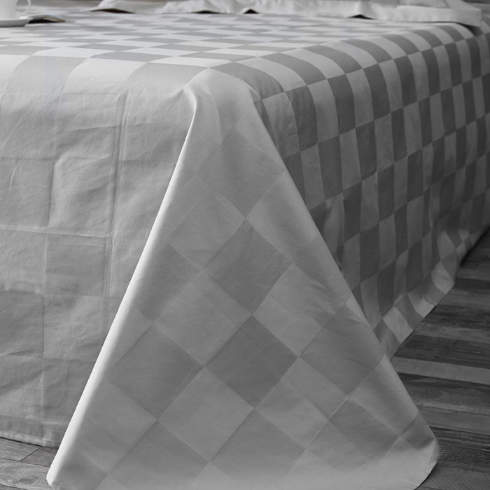 Suave algodón puro sateen hotel sábanas elegancia