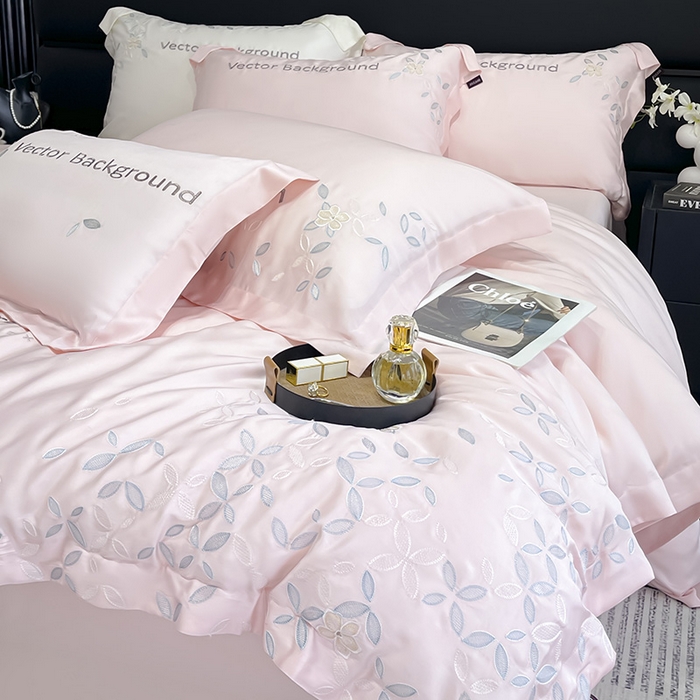 Conjunto de sábanas de tencel minimalista suave moderno