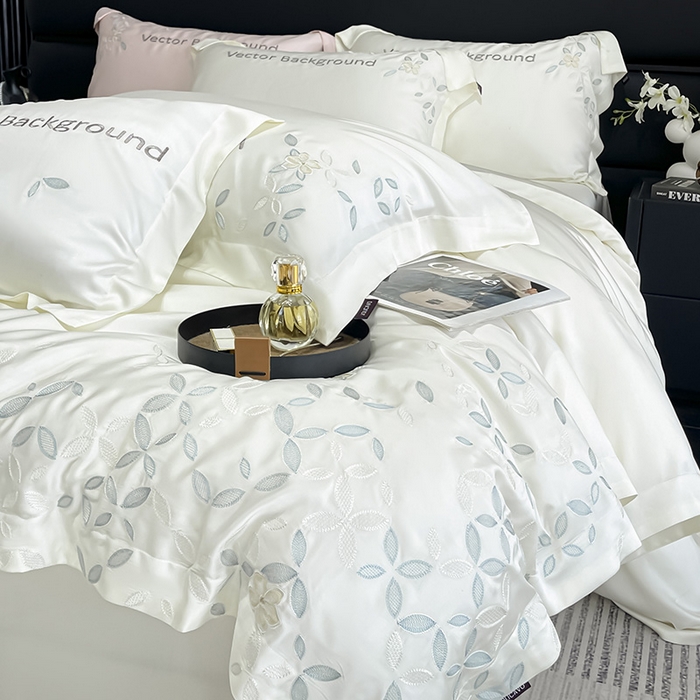 Conjunto de sábanas de tencel minimalista suave moderno