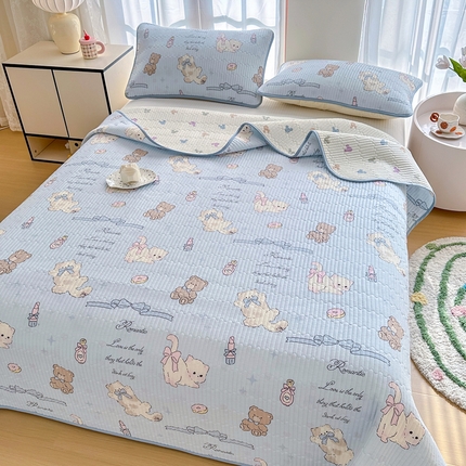 Capacina acolchada de algodón puro elegancia suave y acogedora