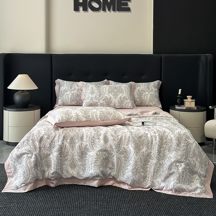 Conjunto de sábanas de tencel de lujo suave transpirable