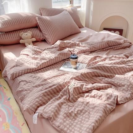 Edredón de verano de consumo climático de Seersucker