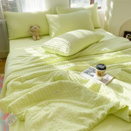 Edredón de verano de consumo climático de Seersucker