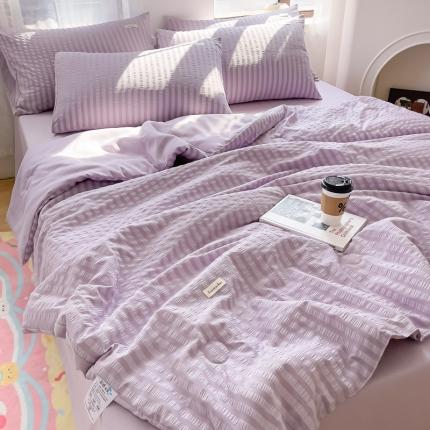 Edredón de verano de consumo climático de Seersucker