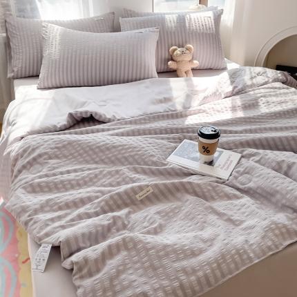 Edredón de verano de consumo climático de Seersucker
