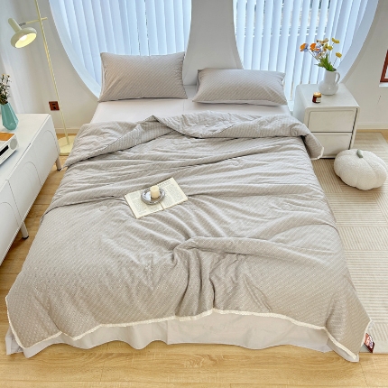 Edredón de verano de algodón puro ropa de cama suave y fría