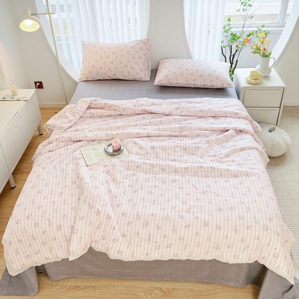 Edredón de verano de algodón puro ropa de cama suave y fría