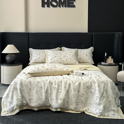 Conjunto de sábanas de tencel de lujo suave transpirable