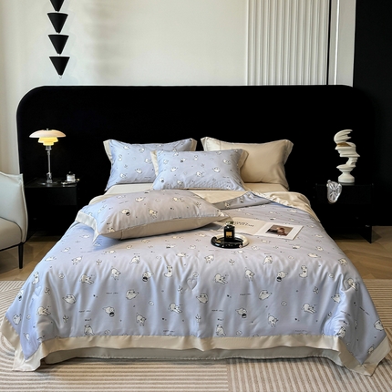 Conjunto de sábanas de tencel de lujo suave transpirable