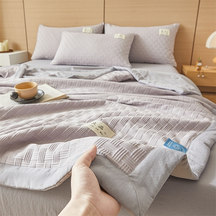 Waffle Bafle Summer Quilt suave acogedor