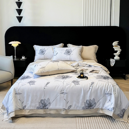 Conjunto de sábanas de tencel de lujo suave transpirable