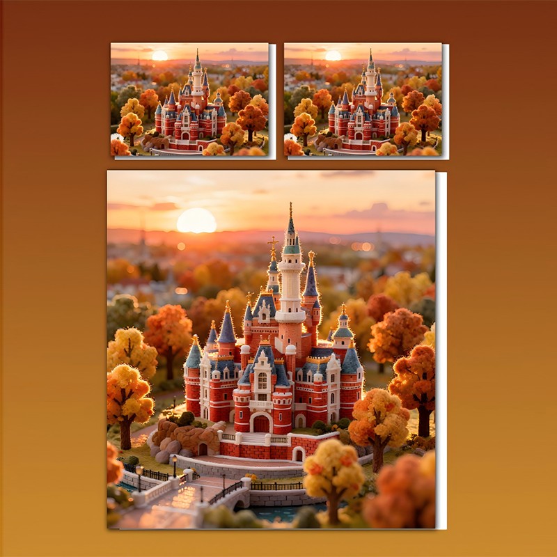 Juego de cama Castle Fantasy con impresión digital 5D