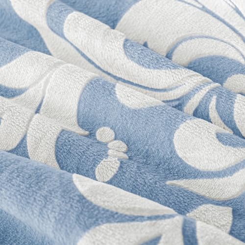 Edredón de invierno de franela con estampado Burnout, edredón de felpa bohemio con respaldo de microfibra ultrasuave, ropa de cama cálida para todas las estaciones